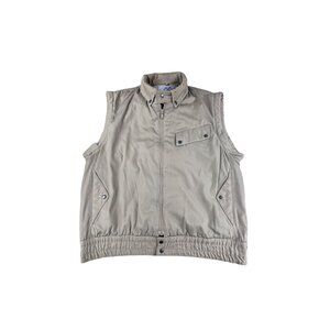 Vintage B.o.g Sport Khaki Utility Vest M